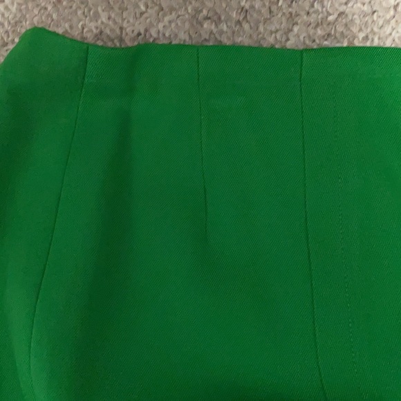 Vintage Kelly Green Celine Skirt with Gold Buttons - Picture 13 of 14